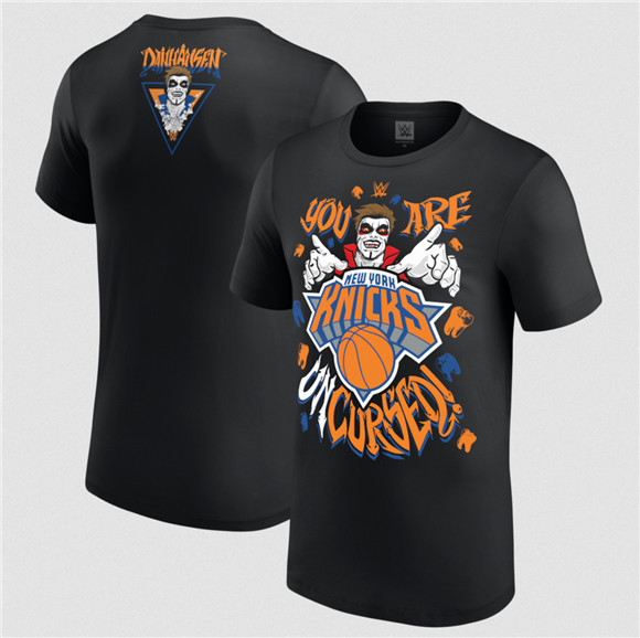 Men's New York Knicks Danhausen x Black Uncursed T-Shirt