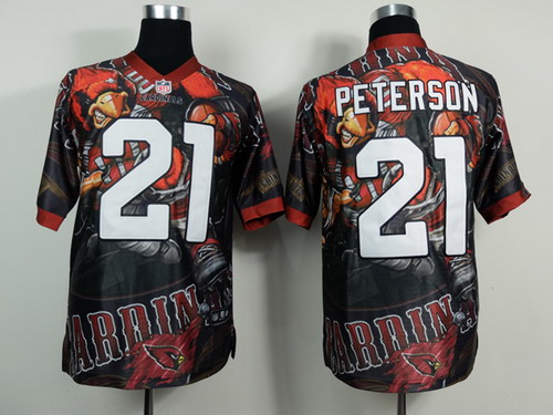 Nike Arizona Cardinals #21 Patrick Peterson 2014 Fanatic Fashion Elite Jersey
