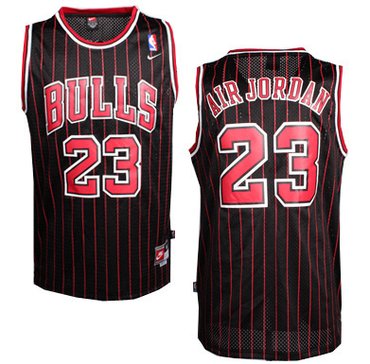 black pinstripe bulls jersey