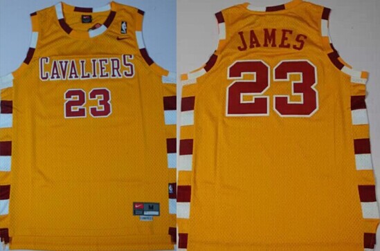 Cleveland Cavaliers #23 LeBron James Black Swingman Throwback Jersey on  sale,for Cheap,wholesale from China