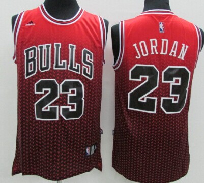 مزلق كرز Chicago Bulls #23 Michael Jordan 2015 Black With Red Fashion Jersey مزلق كرز