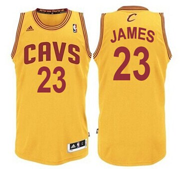 lebron james yellow jersey