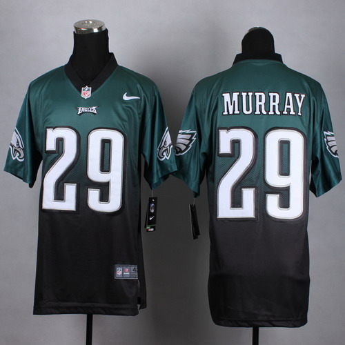 Nike Philadelphia Eagles 31 Byron Maxwell Dark Green/Black Fadeaway