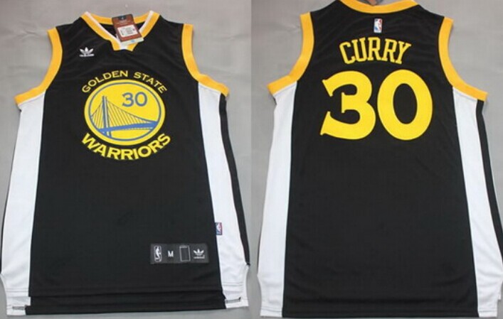  Stephen Curry Golden State Warriors Black #30 Youth 8