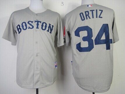 david ortiz gray jersey