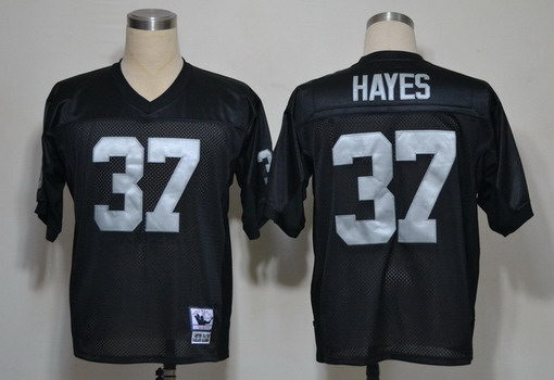 Oakland Raiders #37 Lester Hayes Black Throwback Jersey on sale,for