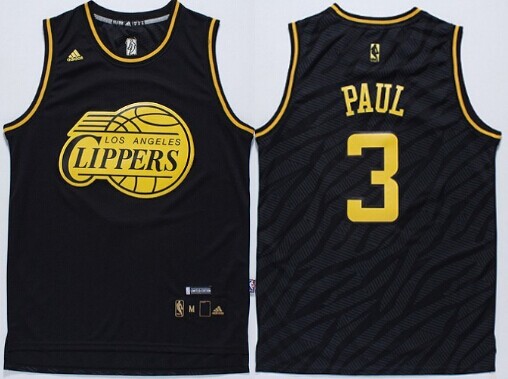 Los Angeles Clippers #3 Chris Paul Revolution 30 Swingman 2014 Black With  Gold Jersey on sale,for Cheap,wholesale from China