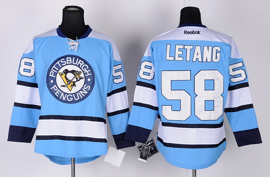 Men's Pittsburgh Penguins Kris Letang Reebok Authentic Third