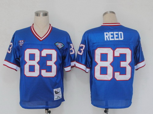 Retro American Football Jersey 12# Jim Kelly 34# Thurman Thomas 78# Bruce Smith 