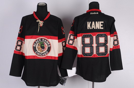 Chicago Blackhawks #88 Patrick Kane Black Third Jersey on sale,for