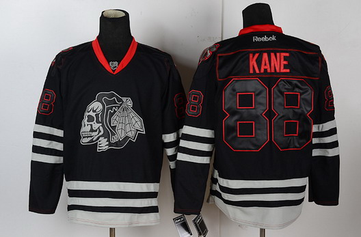 Chicago Blackhawks Patrick Kane #88 Black Alternate Jersey