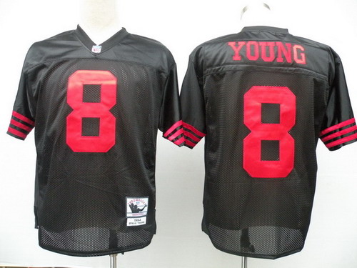 black steve young jersey