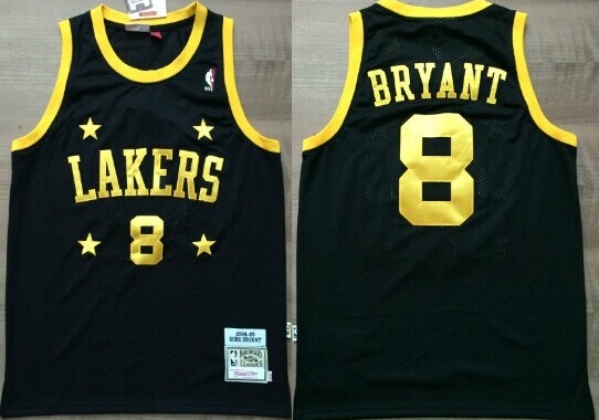 Los Angeles Kobe Bryant 8 Lakers Black NBA Jersey –