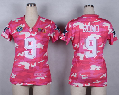 pink tony romo jersey