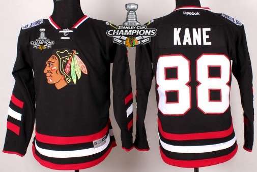 Chicago Blackhawks 2015 Stanley Cup Final Reebok Jersey #88 Patrick Kane