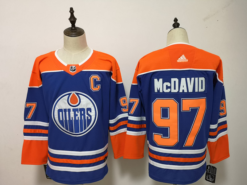 adidas Edmonton Oilers Connor McDavid #97 ADIZERO Home Authentic Jersey