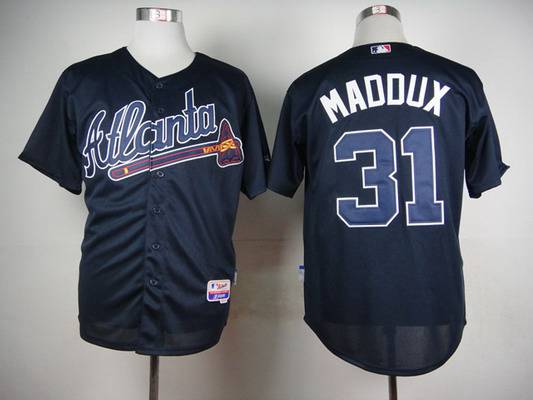 Atlanta Braves Greg Maddux #31 2020 Mlb New Arrival Grey Jersey - Bluefink