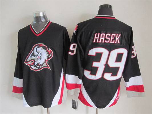 Men's Buffalo Sabres #39 Dominik Hasek 1996-97 Black CCM Vintage Throwback  Jersey on sale,for Cheap,wholesale from China