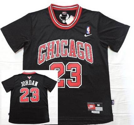 chicago bulls sleeve jersey