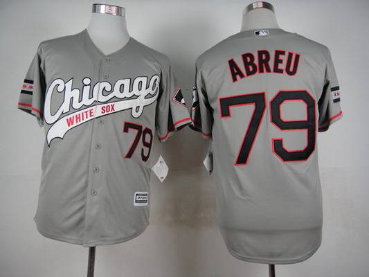 Men's Chicago White Sox #79 Jose Abreu 2015 Gray Jersey on sale,for  Cheap,wholesale from China