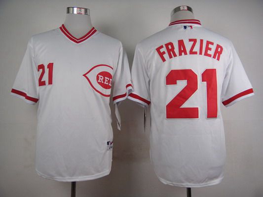 cincinnati reds frazier jersey