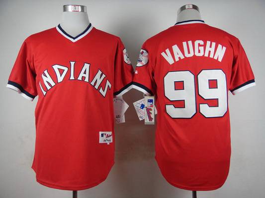 Men's Cleveland Indians #99 Rick Vaughn 1974 Turn Back The Clock Red Jersey  on sale,for Cheap,wholesale from China