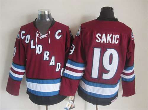 Vintage Colorado Avalanche 90s Big Foot Jersey Adult Size Large CCM