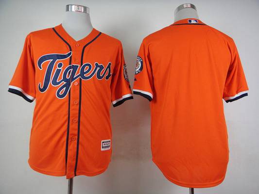 Men's Detroit Tigers Blank 2015 Orange Jersey on sale,for Cheap