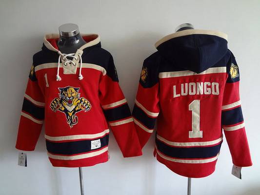 Premier Old Time Hockey Adult Jaromir Jagr Sawyer Hooded Sweatshirt Jersey - NHL 68 Florida Panthers