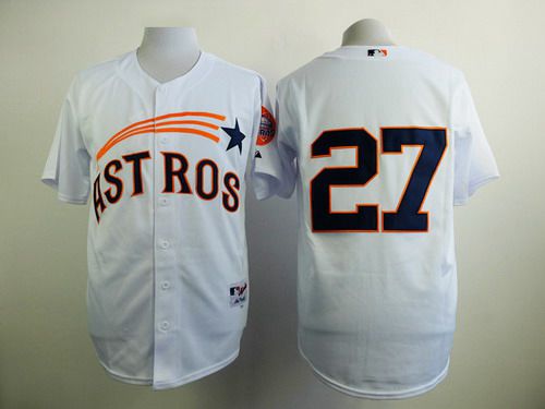 Men's Houston Astros #27 Jose Altuve 1972 White Turn Back The Clock Jersey  on sale,for Cheap,wholesale from China