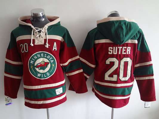 mn wild jersey hoodie