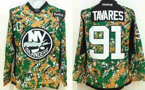 camo islanders jersey