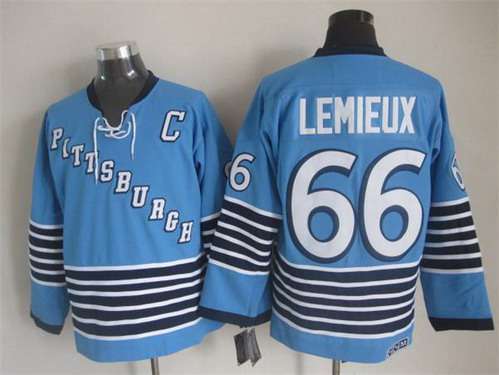 mario lemieux blue jersey