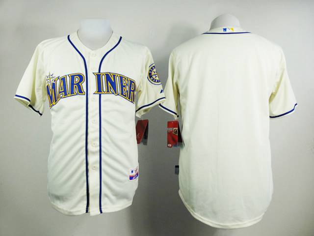 Men's Seattle Mariners #24 Ken Griffey Cream Jersey on sale,for  Cheap,wholesale from China