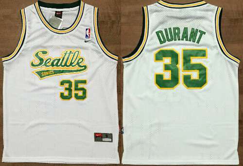 kevin durant white swingman jersey