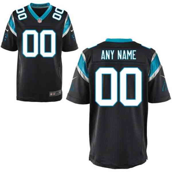 Men's Carolina Panthers Nike Black Customized 2014 Elite Jersey on sale