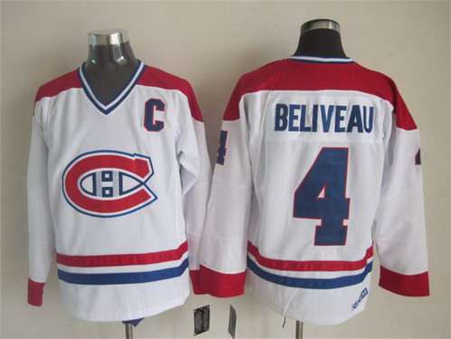 montreal canadiens white vintage jersey