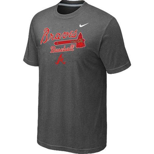 Nike MLB Atlanta Braves 2014 Home Practice TShirt Dark blue on sale