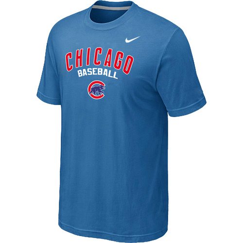 Nike MLB Chicago Cubs 2014 Home Practice TShirt Light Grey on sale