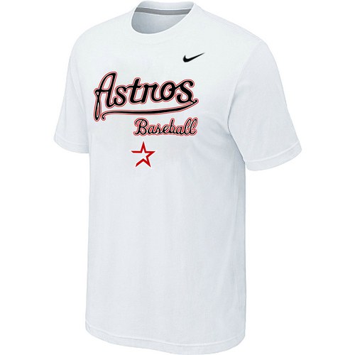 Nike MLB Houston Astros 2014 Home Practice TShirt White on sale,for