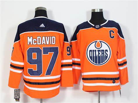 Adidas Connor McDavid Edmonton Oilers Climalite Alternate Home