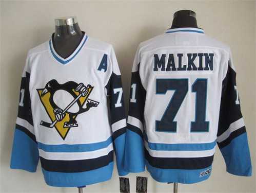 Men's Pittsburgh Penguins #66 Mario Lemieux 1967-68 White CCM Vintage  Throwback Jersey on sale,for Cheap,wholesale from China