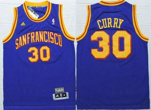 Stephen Curry Golden State Warrior Revolution 30 Blue Jersey