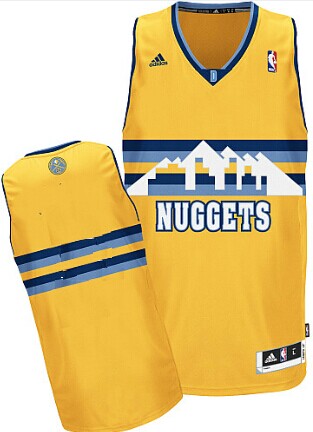 denver nuggets jersey yellow